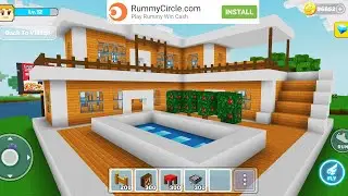 Mini Block Craft 3D Gameplay #100 (iOS & Android) | Modern House 🏠