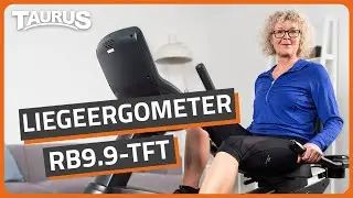 Taurus Recumbent Bike RB9.9 Touch | Liegeergometer mit Touchkonsole, Kinomap und Top-Qualit&auml;t