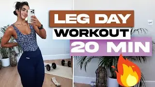 Ultimate Leg Workout 🍑 20 Minutes