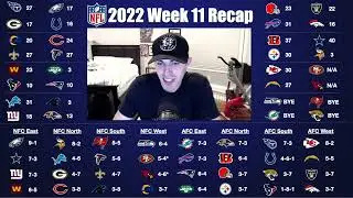 NFL Week 11 Recap