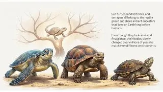 Why Can Sea Turtles Swim but Tortoises Can&rsquo;t? 🤯 | Turtle Comparison for Kids