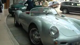 [HD] Porsche 550 Spyder RS ''Little Bastard'': fly by, little revs and acceleration