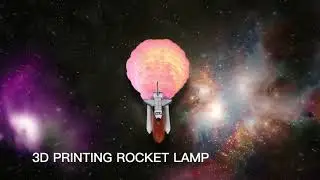 3D Printed Rocket Lamp