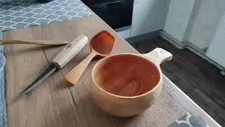 Kuksa and spoon - My products - Bushcraft products #bushcraft #spooncarving #kuksacarving