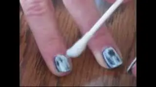 Washed Out Denim Nails