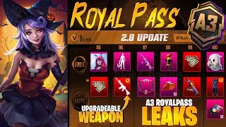 A3 Royal Pass Rewards | 50Rp Upgraded Weapon | 100Rp Outfit | Pubg Mobile