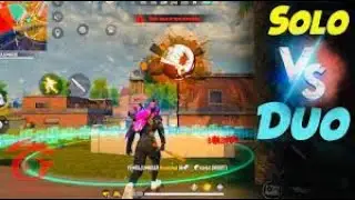 Solo vs Duo !! FREE FIRE HACKER!! 24k Golden modes❤️❤️❤️