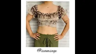 Snake print blouse top 💕 #sewingblogger #shortvideo #youtube #blousetop #snakeprint making video 😘🙏