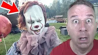 PENNYWISE IN THE YARD!
