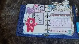 Pocket filofax croc in indigo. May 2018