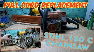STIHL MS 180c Pull Cord Replacement 