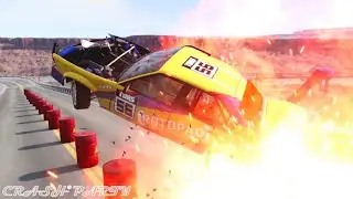 Big Jumps over the Bridge | Car Crash Compilation #02 | Crash*Party | BeamNG.drive