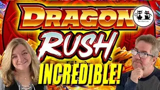 NEW SLOT MACHINE! DRAGON RUSH 🐲🐲 ALSO ULTRA RUSH GOLD TIGER RUN!