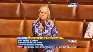 Rep. Renee Ellmers (R-NC) on select panel on fetal tissue procurement and abortion