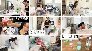 ACTUALLY DIRTY EXTREME CLEANING MOTIVATION // REALISTIC CLEANING ROUTINE // SAHM OF 3