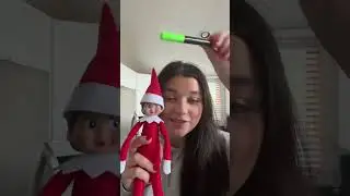 Elf on the shelf day 18 #elfontheshelf #elfontheshelfideas #christmasdecor #christmastime