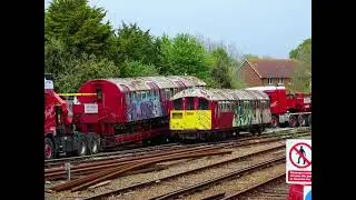 483-004 leaves Island Line for the final time