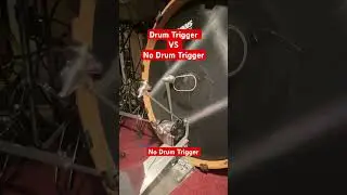 Drum Trigger VS No Drum Trigger. #doublebass #drums #bater&iacute;a #slaughtertoprevail #spiritbox #metal
