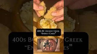 Ancient Greek Barley Cakes #history #spartan #recipe #fyp #ancient #ancientgreece #historical #food