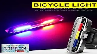 Bicycle Rear Lights LED Bike Flashlight Lamp USB Rechargeable Cycling Rear Tail