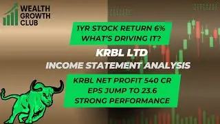 krbl Income Statement | Results Analysis | Revenue ₹5,979 Cr & Net Profit ₹540 Cr (TTM) Explained