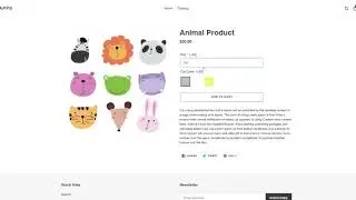 Custom Variants Options Product with Conditional Logic - Shopify