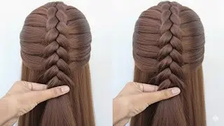 Easy dutch braid hairstyle tutorial - new hairstyles | hairstyles for girls | hair style girls 