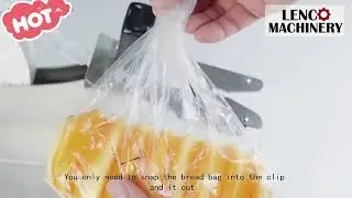 Semi-Automatic Bread Clip Machine | Small bakery bags Clipping Machine