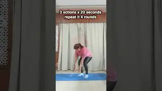 🔥 Quick Leg Workout | 3 Moves x 20 Sec | 4 Rounds 💪