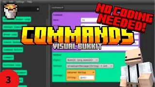 Commands && JSON messages | Visual Bukkit 6 tutorial Ep.3