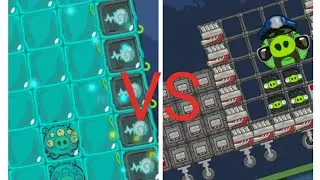 Bad piggies modded aliens Vs pigs vehicle battle!