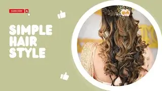 #open hair style with hair🌿 💮broch for this wedding season💐🌹
