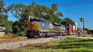 A beautiful Saturday morning on the CSX Fitzgerald sub on 11/01/2025 (Ft PRLX 7209, Fresh CW44)
