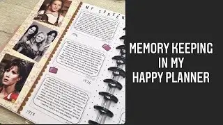 PLAN WITH ME | MEMORY KEEPING SPREAD | HAPPY PLANNER PHOTO JOURNAL