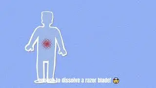 Can Your Stomach REALLY Dissolve a Razor Blade? 🪒😱 #trivia #didyouknow #facts #knowledge