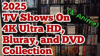 Коллекция телешоу (и аниме!) 2025 года в формате 4K Ultra HD, Blu-ray и DVD.