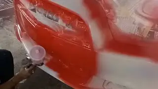 Dodge FRONT Show Paint Full restoration #carrepair #carfitting #carpaint 