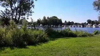 Park an der Doven Elbe Hamburg Moorfleet