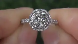 Crazy Huge Diamond Engagement Wedding Ring Up For Auction Gorgeous Diamonds Solid Gold