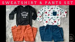Детская мода | Комплект одежды для малышей: толстовка и штаны 👕👖 | Удобный, милый и готовый к игр...
