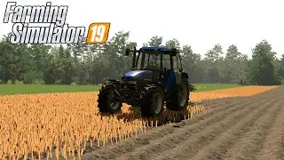 FS19 New Holland 8160 & Overum 3x16 Oranje/Plowing