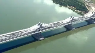 New bridge opens on the River Danube
