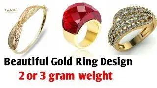 Gold ring design for daily use, simple look gold finger ring design, 2 or 3 gram weight gold ring