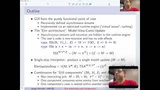 The Elm architecture from the functional programmer's point of view