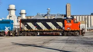 Chicago Rail Link switching in South Chicago, IL! 2/23/20