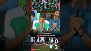Nigeria 2-0 Algeria AFCON Quarter Final Reaction. #afcon2025 #afcon #supereagles #fansvoice #shorts