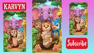 Almond Monkey Full Story 🐒🥜 | KARVYN Almonds Funny Series | Part 1&ndash;8#AlmondMonkey#KARVYN#Almonds