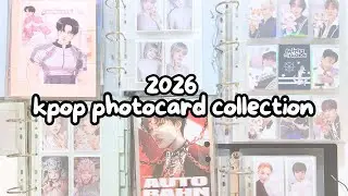 2026 kpop photocard collection flip through ✿ 11 binders - ateez, cosmosy, p1harmony, xlov + more