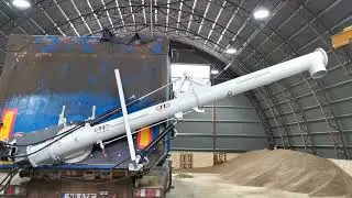Custom screw unloader-doser from dumptruck | TIULMAX |