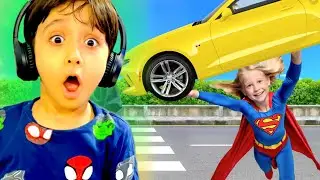 Nastya Becomes a Superhero 💪✨ | Nastya Helps Dad | Ryan&rsquo;s World Style